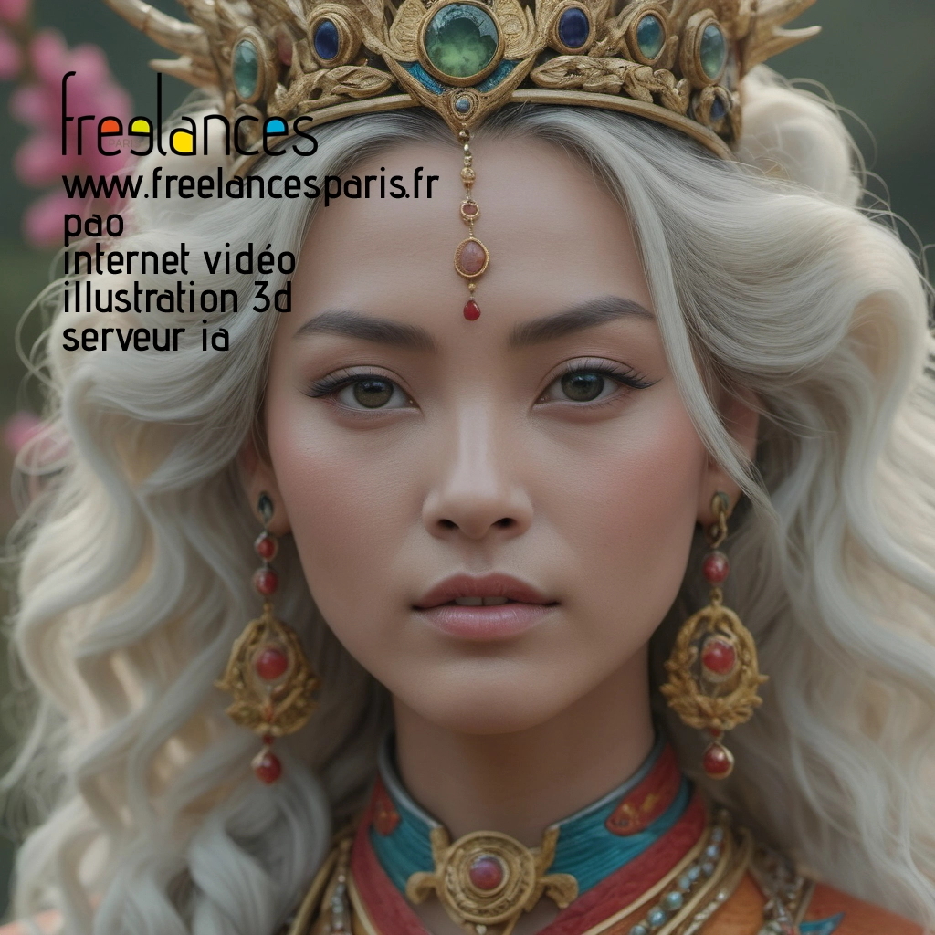 Pao mise en page internet vidéo illustration 3d serveur IA générative AI freelance paris studio de création magazines 8leatqu0